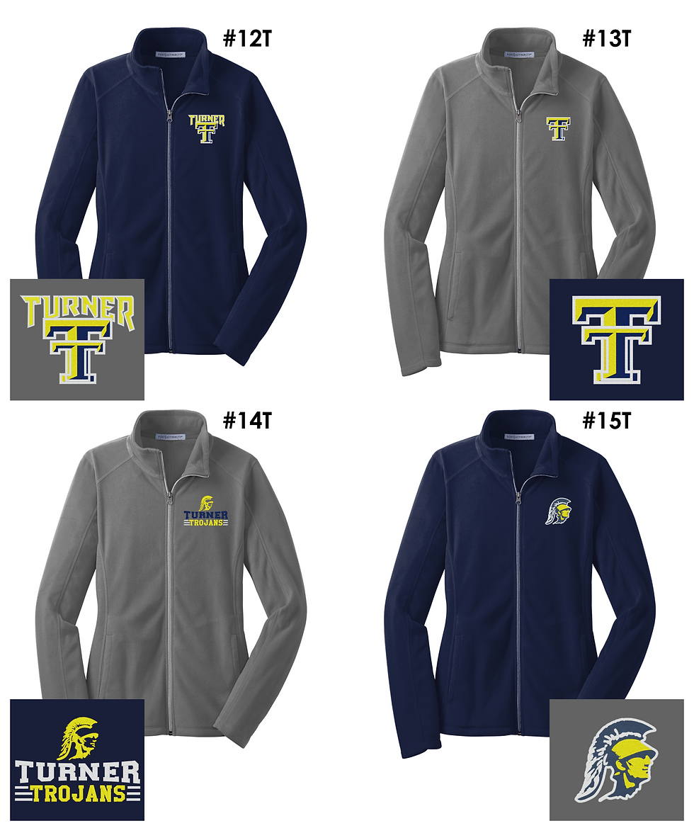 Thumbnail: Turner Embroidered Ladies Microfleece Full Zip Jacket