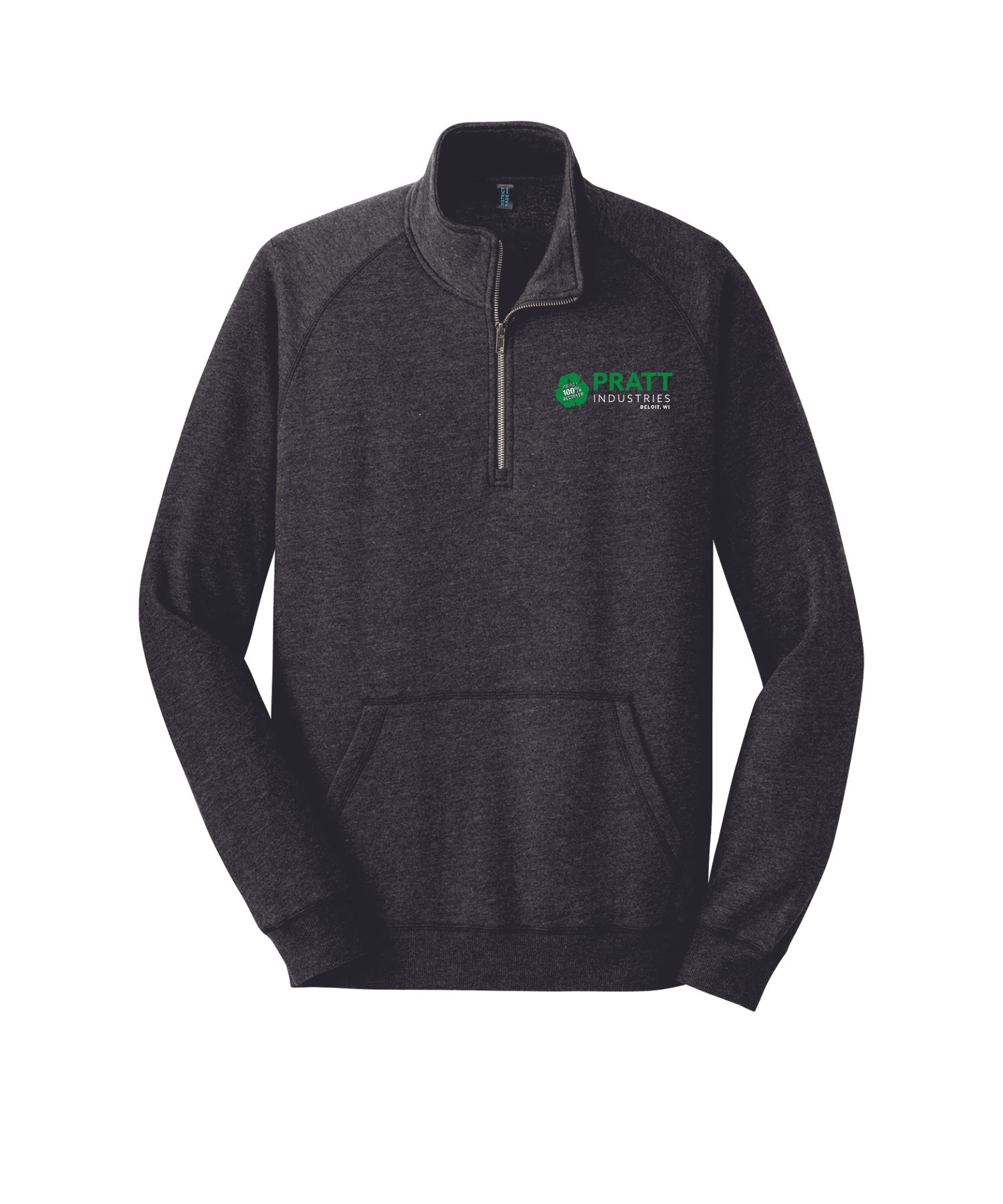 Pratt Industries Embroidered District ® Lightweight Fleece 1/4-Zip
