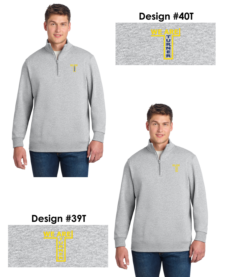 Thumbnail: Turner Staff Embroidered Sport-Tek® 1/4-Zip Sweatshirt