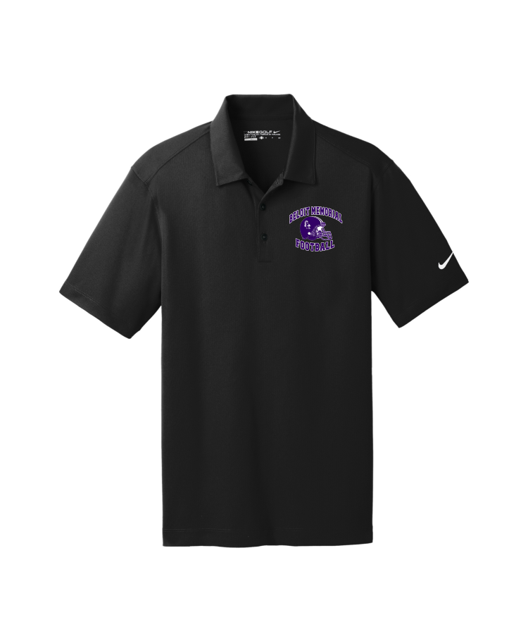 Thumbnail: BMHS Football Embroidered Helmet Logo Nike Dri-FIT Vertical Mesh Polo