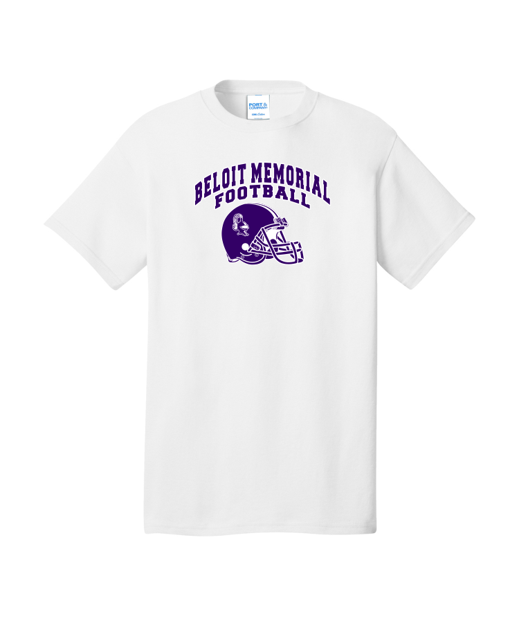 Thumbnail: BMHS Football Logo 3 Port & Company Core Cotton Tee