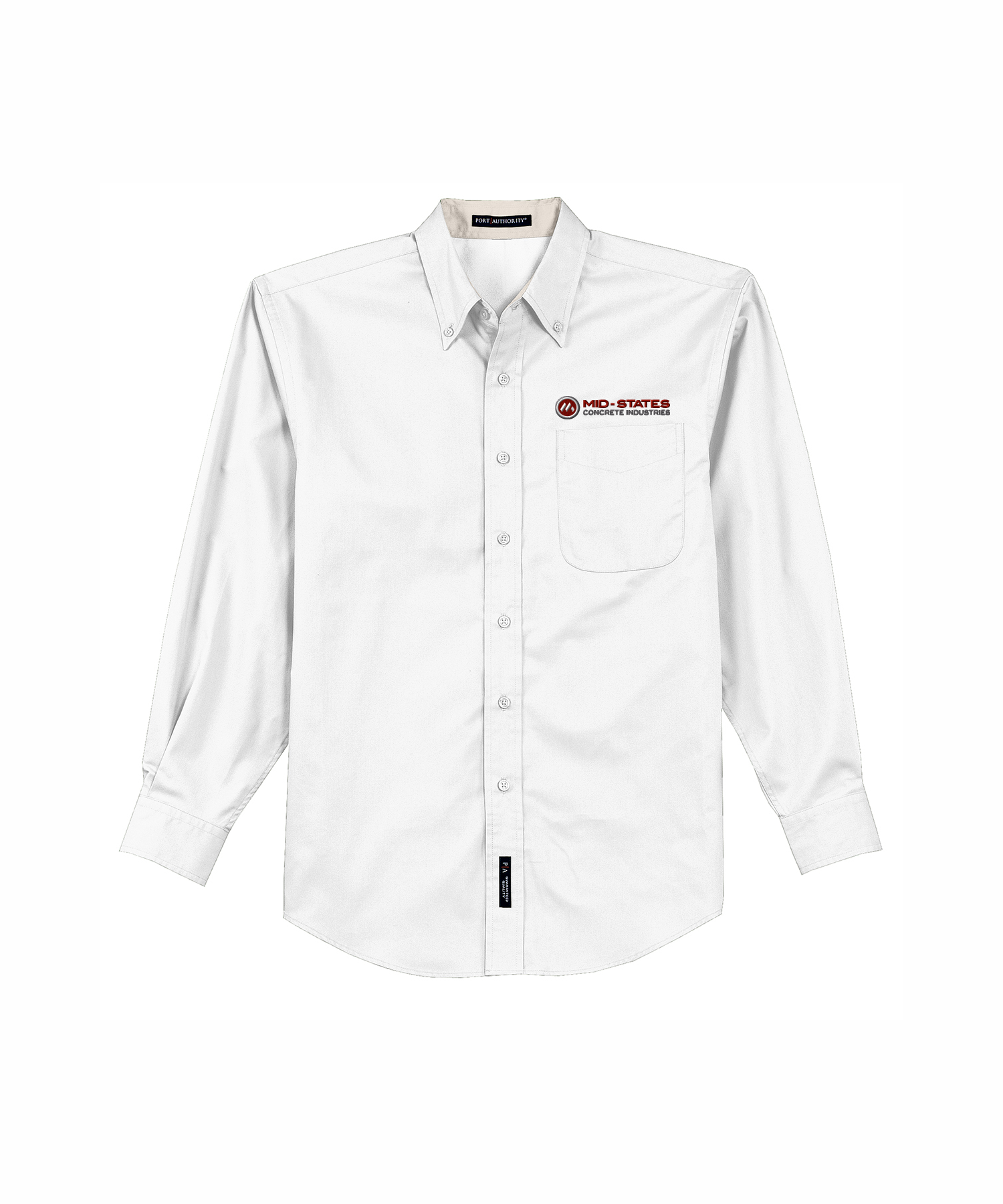 Mid-States Embroidered Long Sleeve Easy Care Shirt