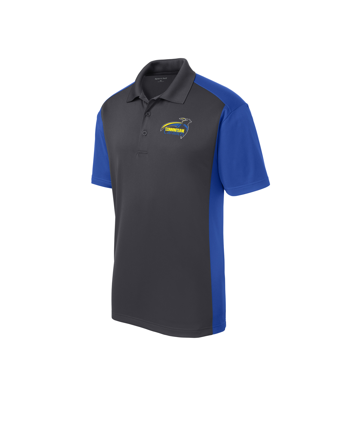 Cunningham Cavaliers Embroidered Colorblock Micropique Sport-Wick Polo