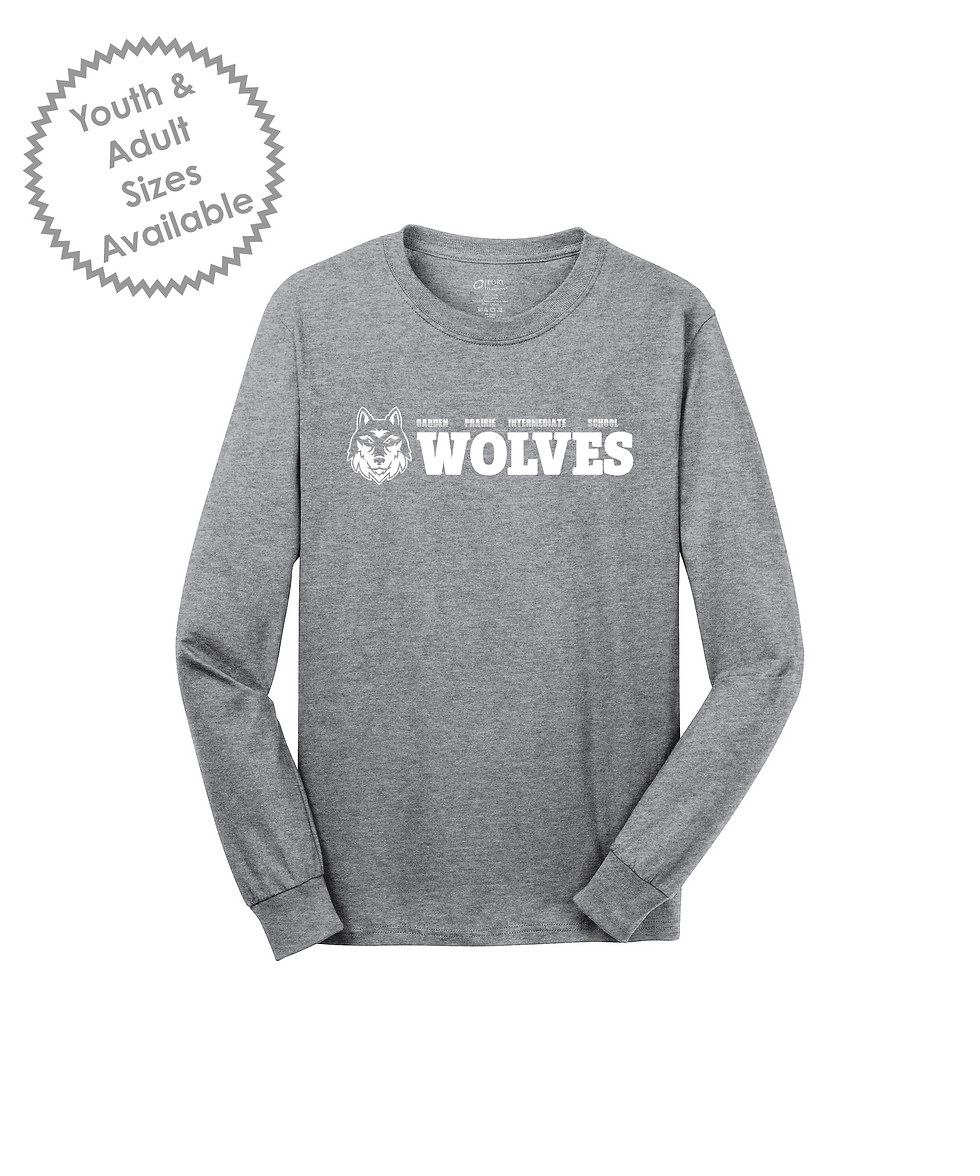 Thumbnail: Garden Prairie Unisex Core Cotton Long Sleeve Tee - #1W