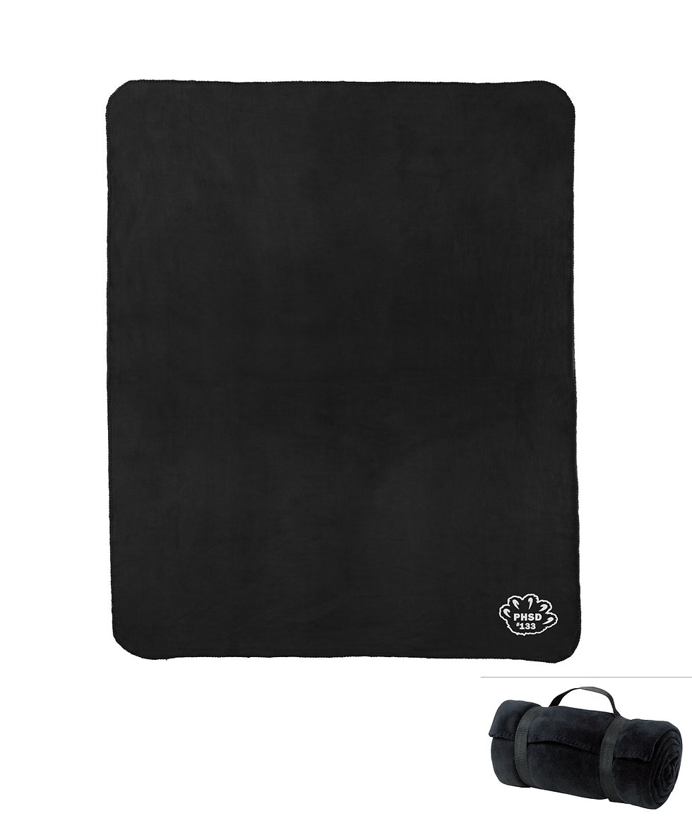Thumbnail: PHSD Embroidered Port Authority® - Value Fleece Blanket w/ Strap
