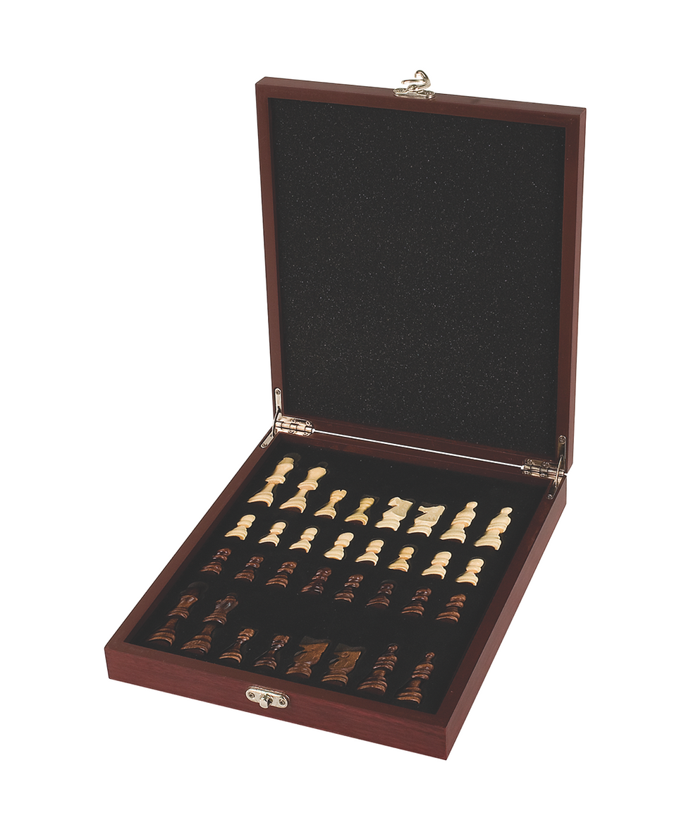 Thumbnail: Rosewood Finish Chess Set