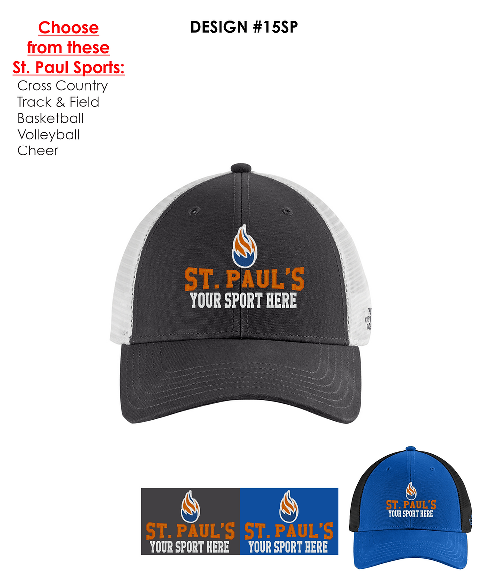 Thumbnail: St. Paul's Athletics Embroidered The North Face® Ultimate Trucker Cap
