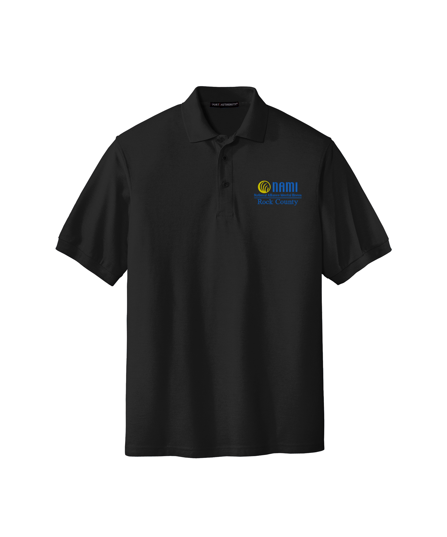 NAMI Embroidered Port Authority® Silk Touch™ Polo
