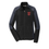 Thumbnail: Embroidered Team Heat Ladies Black/Battleship Grey Colorblock Microfleece Jacket