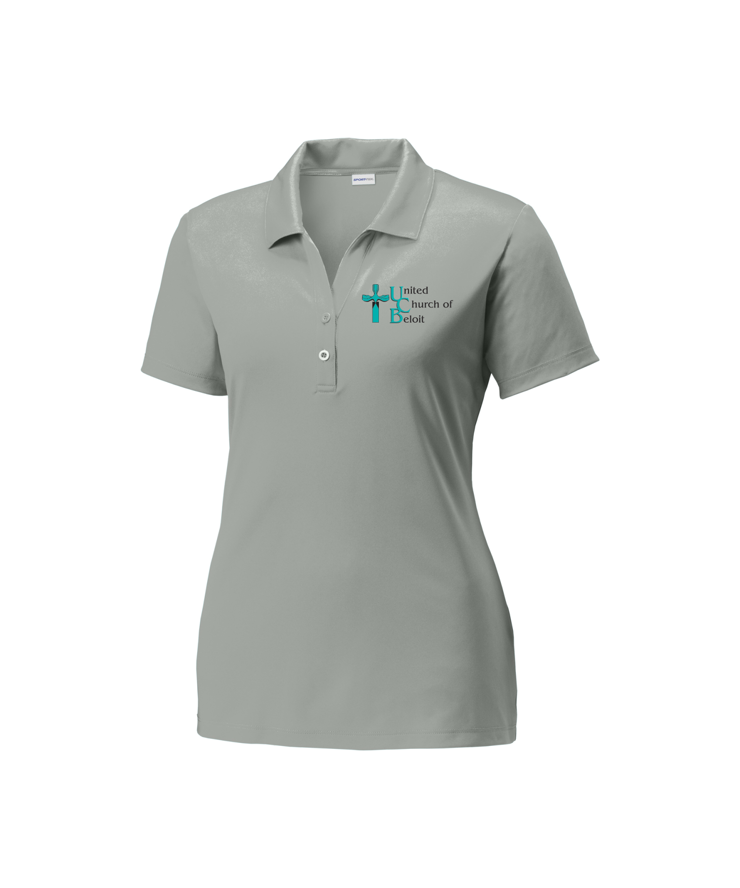 United Church of Beloit Sport-Tek® Women's PosiCharge® Competitor™ Polo - Silver