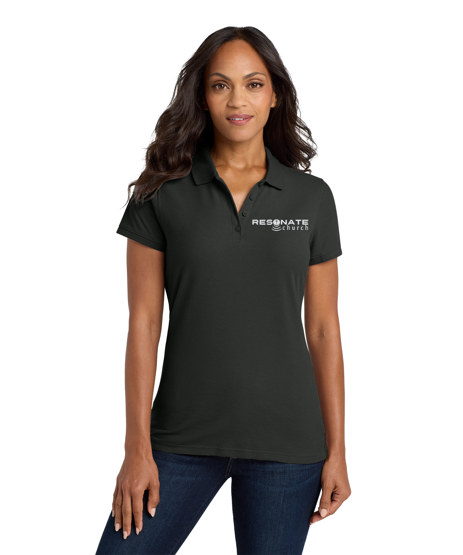 Resonate Church Embroidered Port Authority® Women's Core Classic Pique Polo