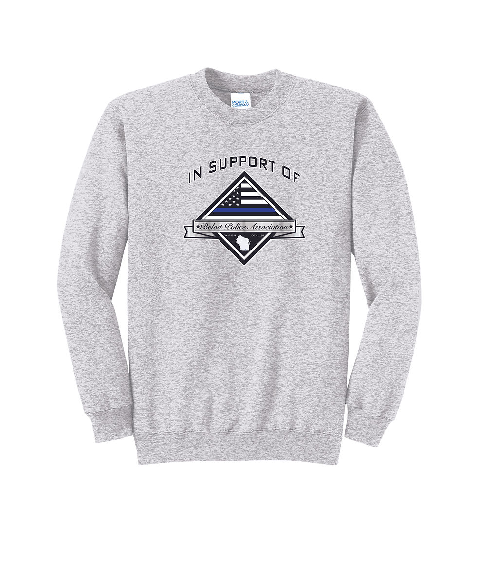 Thumbnail: In Support of BPA Port & Company Core Fleece Crewneck Sweatshirt