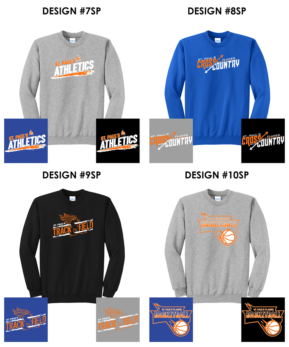Thumbnail: St. Paul's Athletics Unisex Fleece Crewneck Sweatshirt