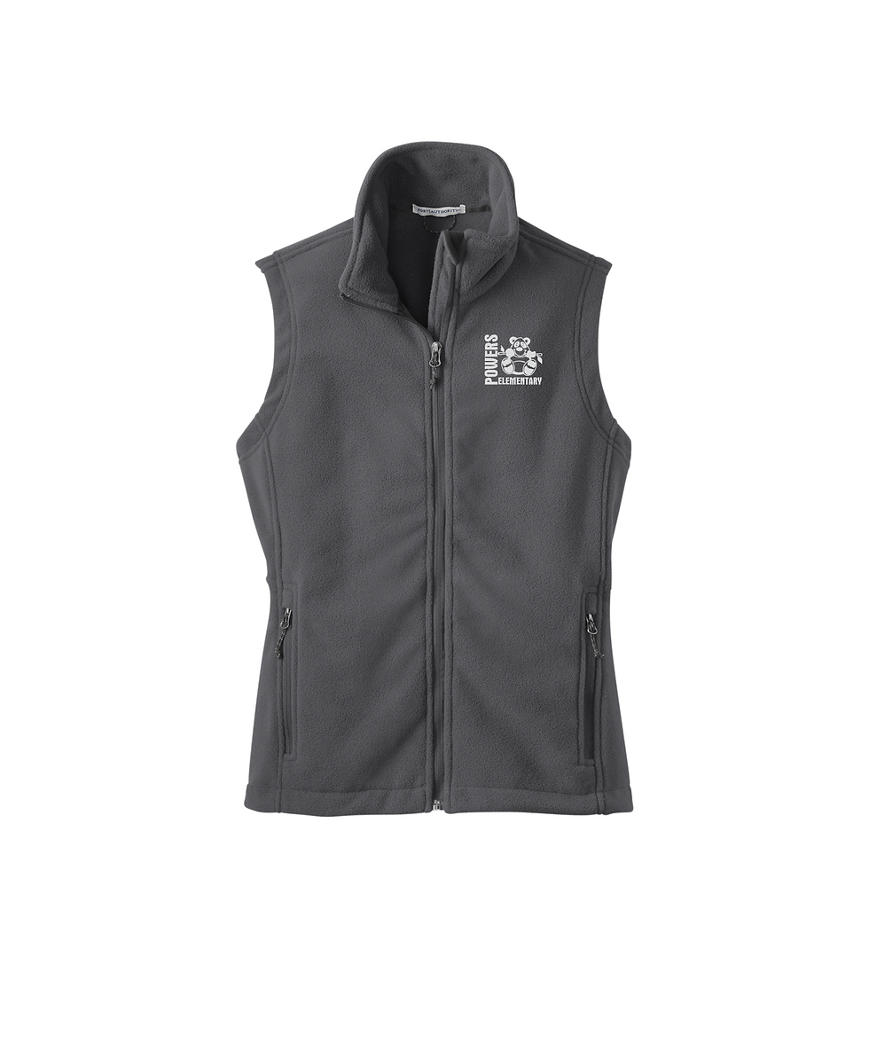 Thumbnail: Powers Elementary Embroidered Ladies Value Fleece Vest