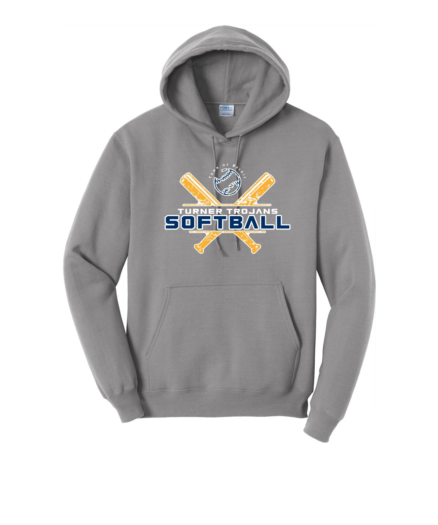 Turner Softball Logo #10F Unisex Pullover Sweatshirt