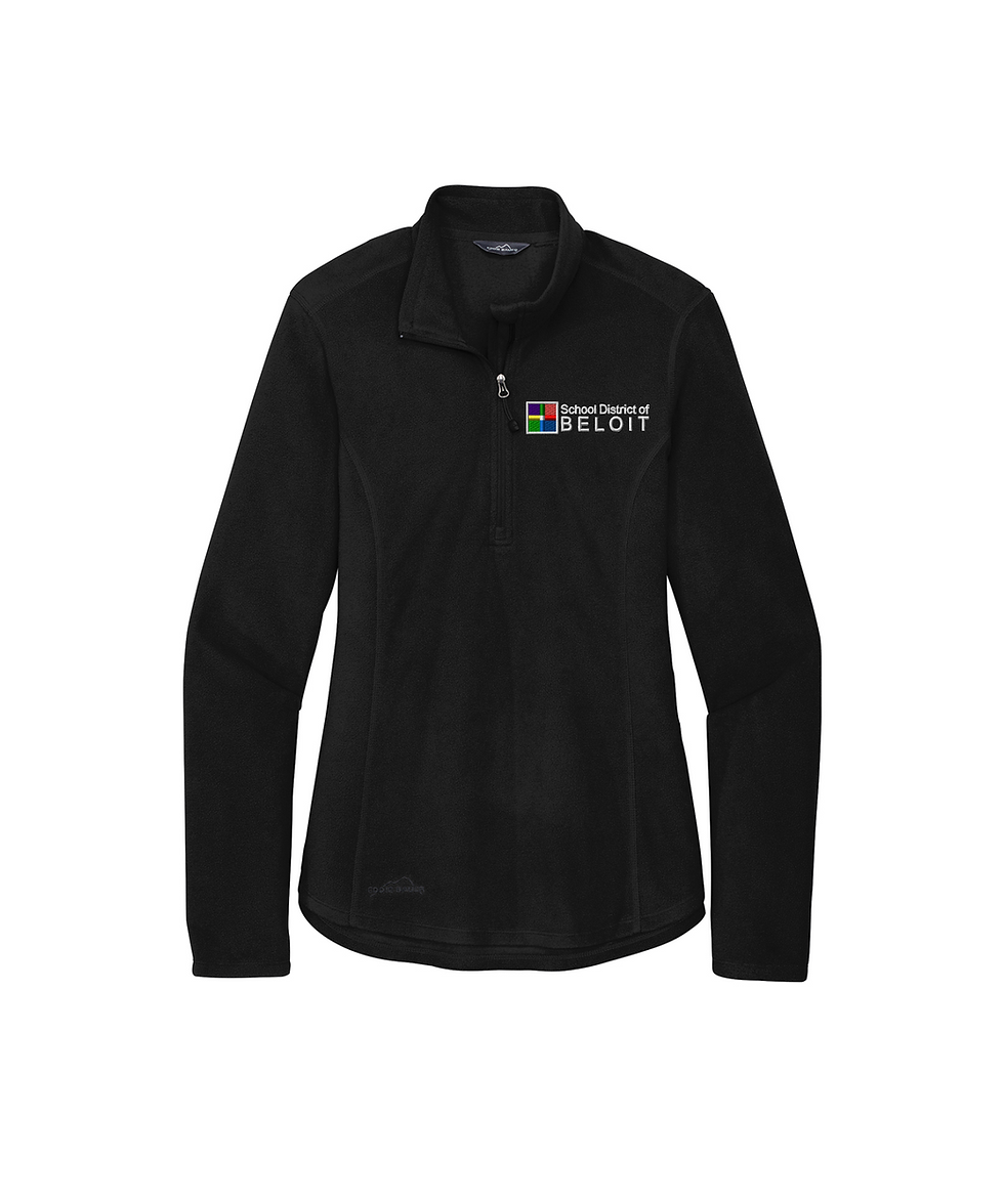 School District of Beloit Embroidered Eddie Bauer® Ladies 1/2-Zip Jacket