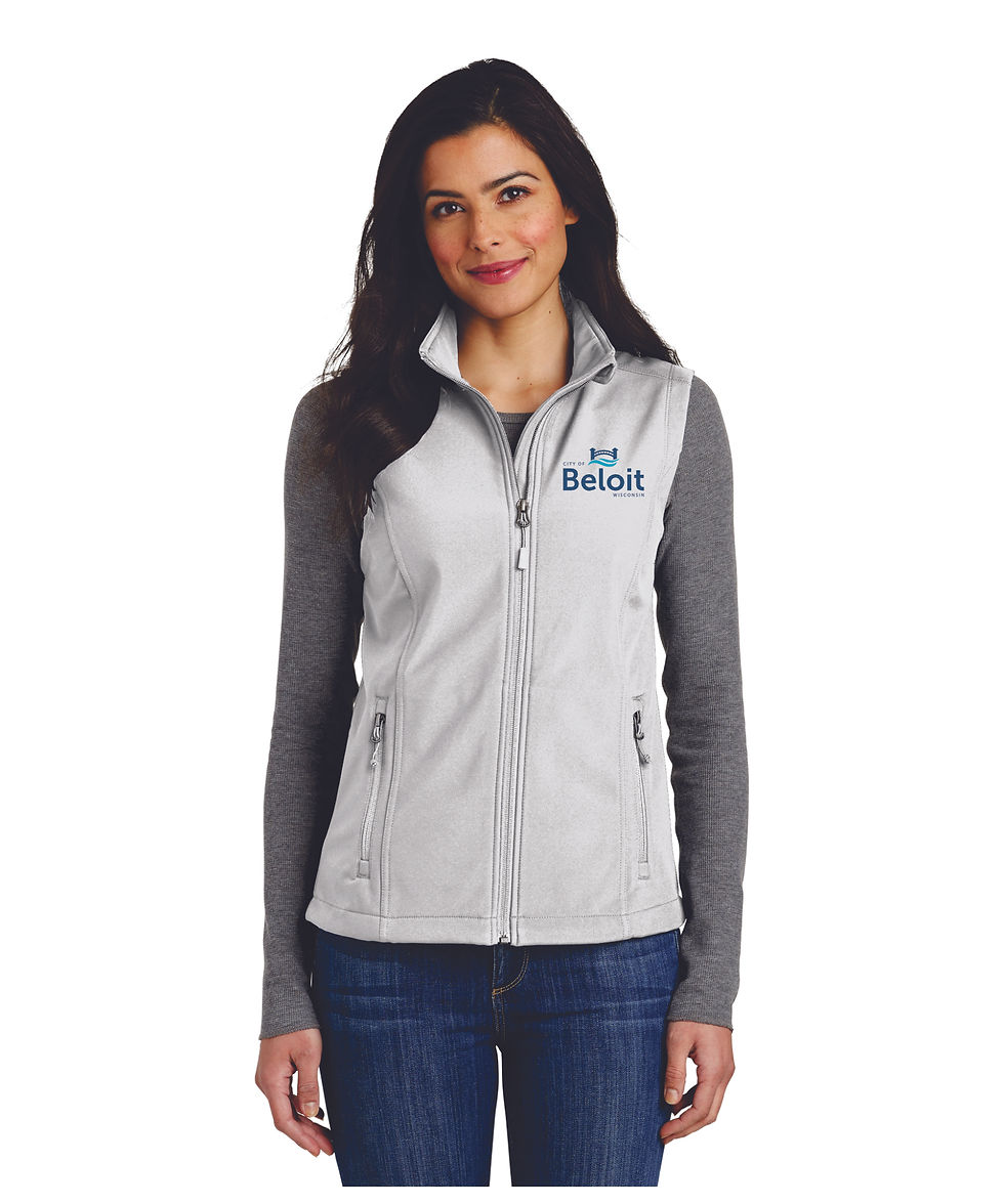 Thumbnail: City of Beloit Embroidered Port Authority Ladies Core Soft Shell Vest