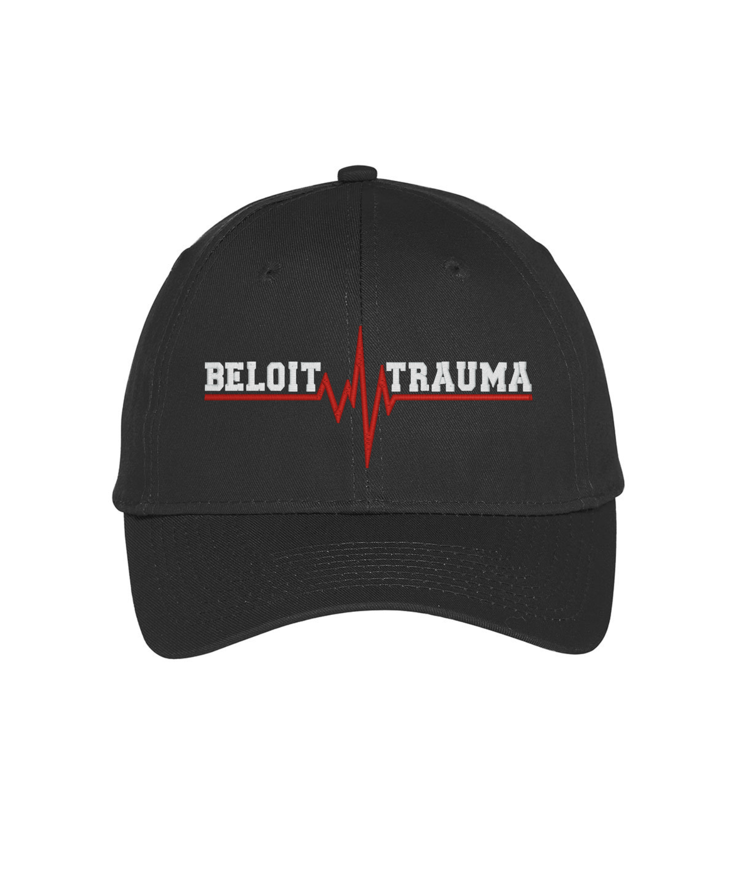 Beloit Trauma Embroidered Six-Panel Unstructured Twill Cap