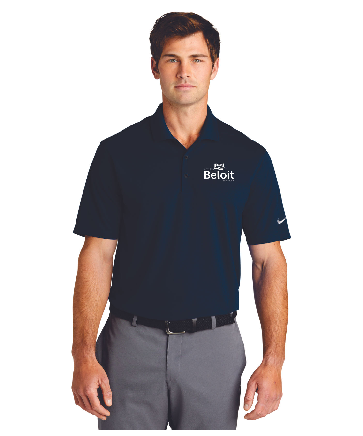 City of Beloit Embroidered Nike Dri-FIT Micro Pique 2.0 Polo