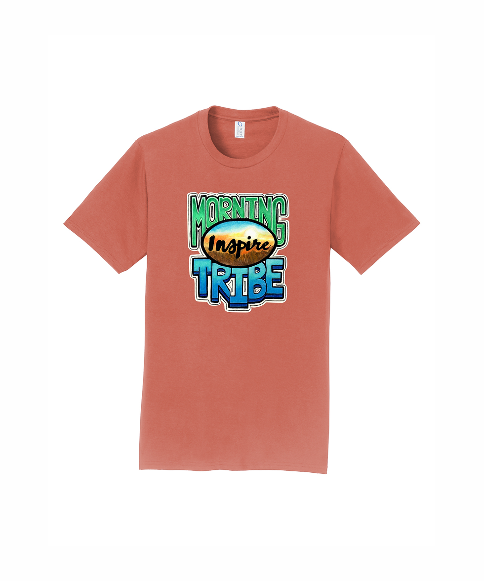 Thumbnail: Port & Company Fan Favorite Tee w/ Direct to Garment Morning Tribe Design