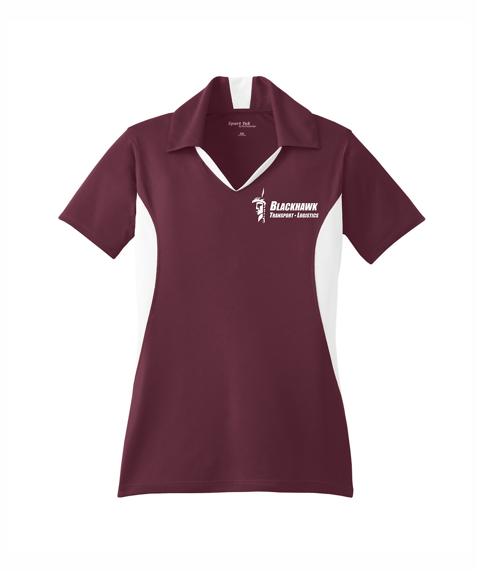 Thumbnail: Blackhawk Transport Embroidered Ladies Side Blocked Micropique Sport-Wick Polo