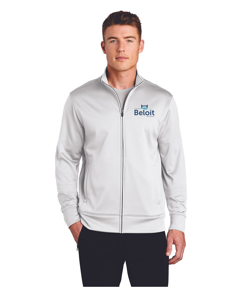 Thumbnail: City of Beloit Embroidered Sport-Tek Sport-Wick Fleece Full-Zip Jacket
