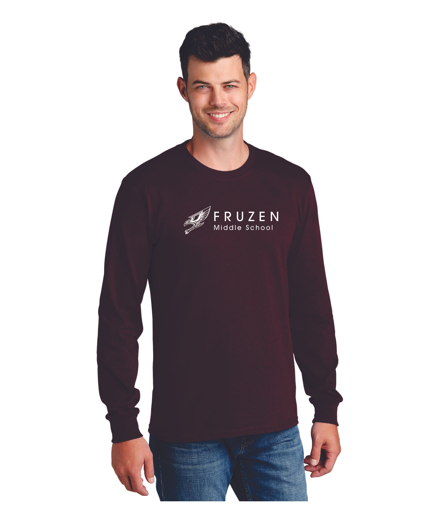 Fruzen Middle School Port & Company Long Sleeve Core Cotton Tee