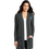 Thumbnail: BHS Embroidered Grey Smoke Port Authority Ladies Concept Long Pocket Cardigan