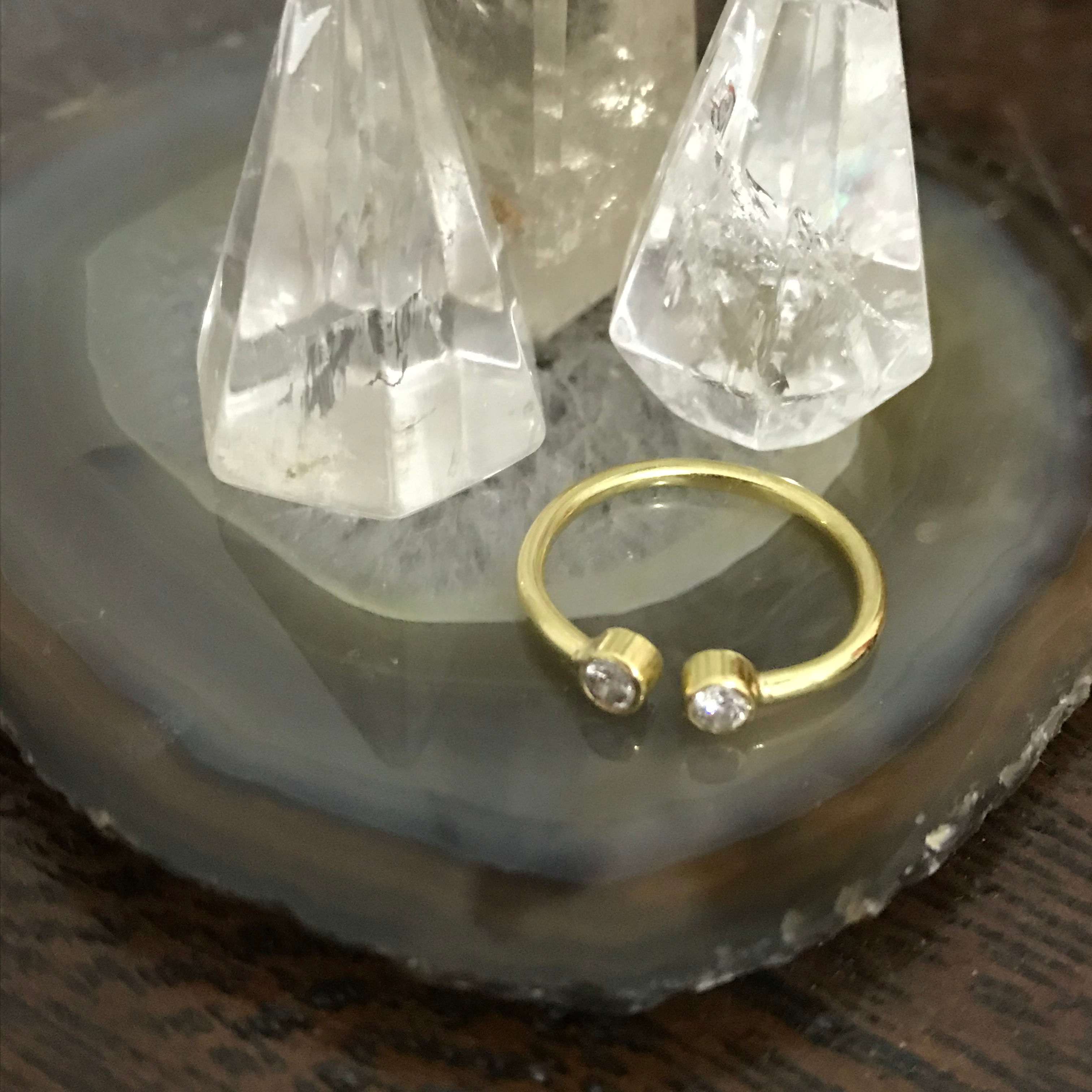 Anel Dual Brilhantes