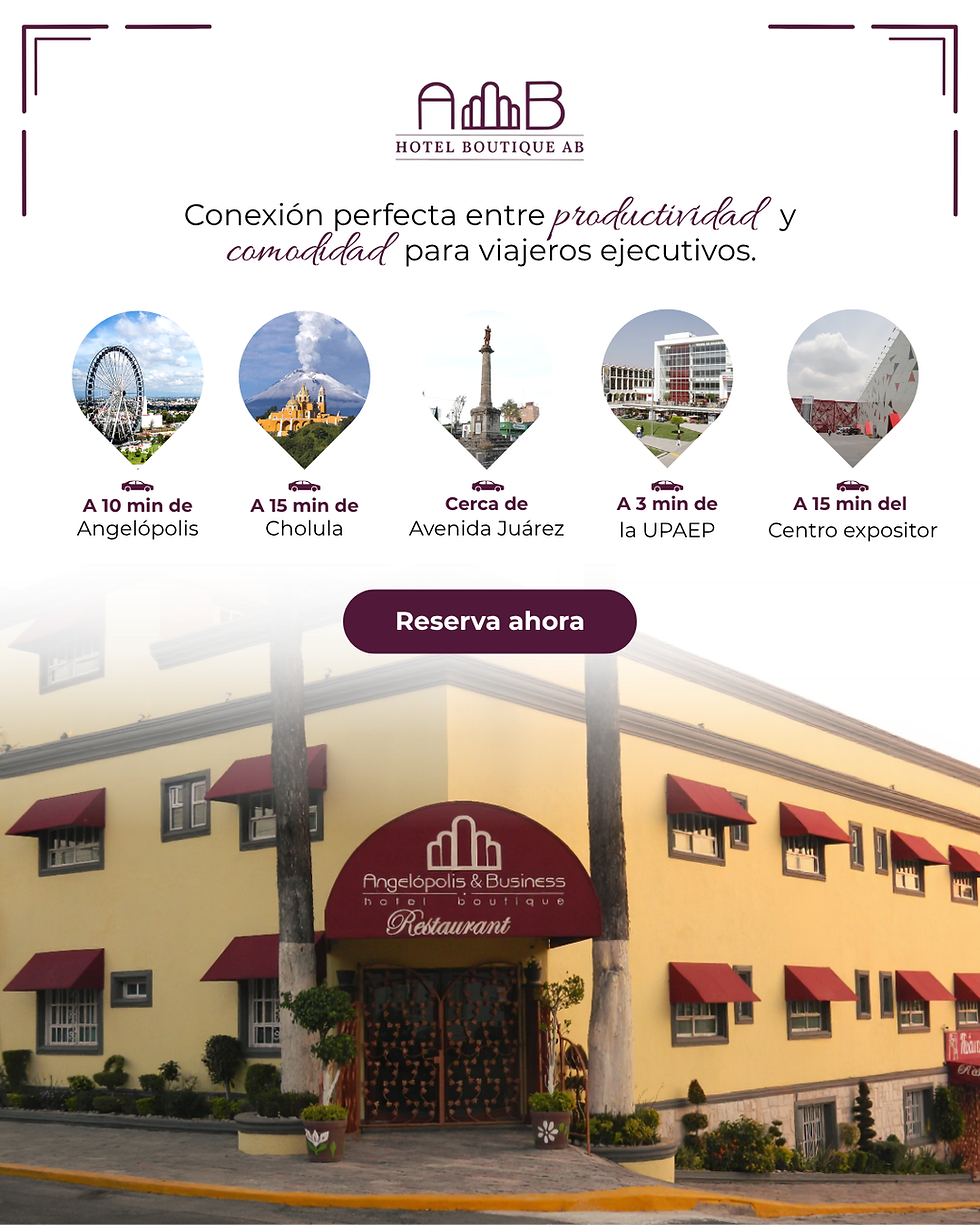 Imagen con lugares icónicos de Puebla