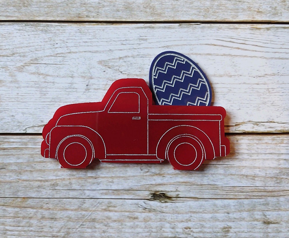 Thumbnail: Red Truck Magnet Set-P