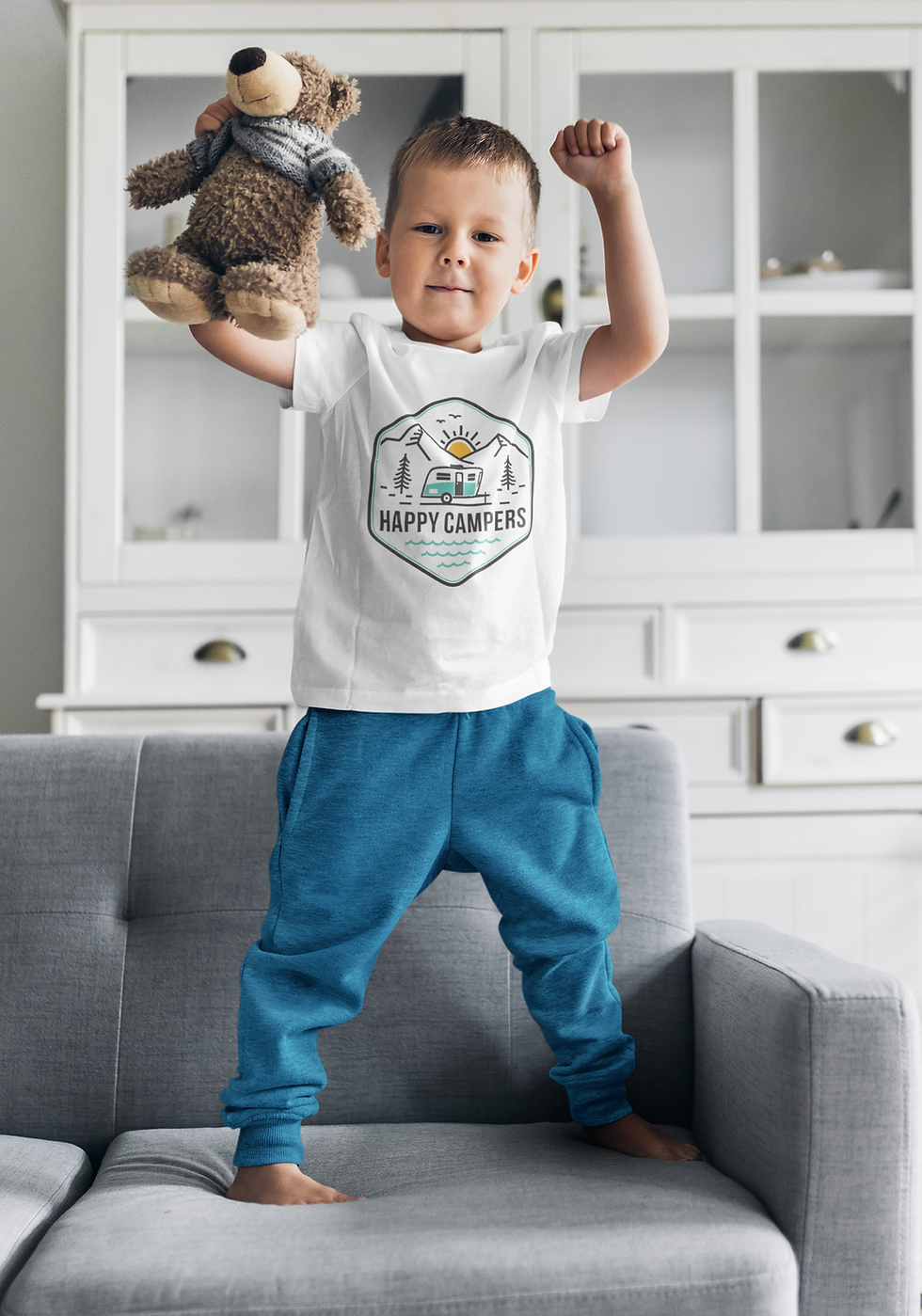 Thumbnail: Happy Camper Youth Short Sleeve Tee