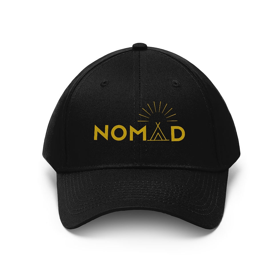 Thumbnail: Gold 'Nomad' Unisex Twill Hat