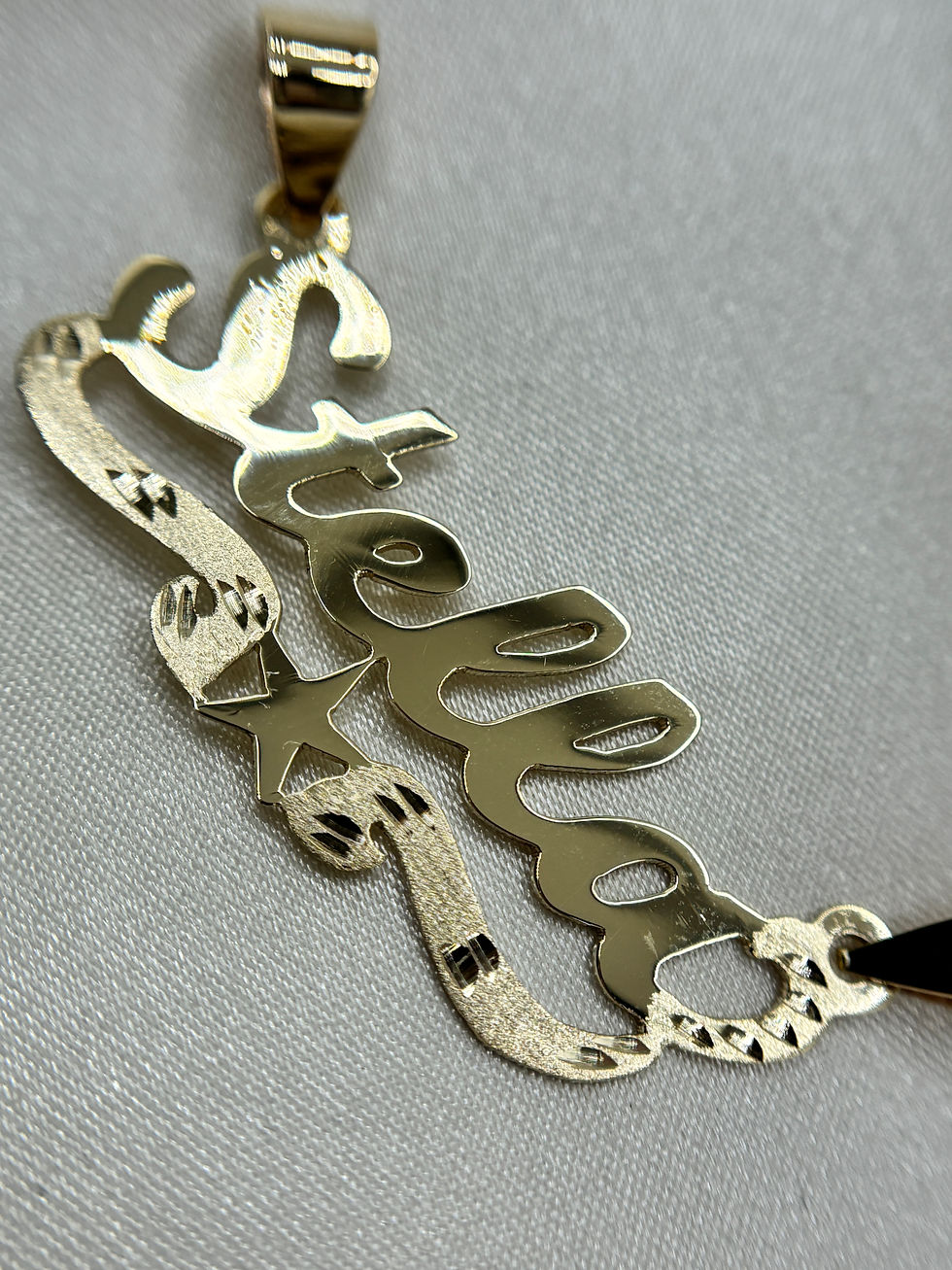 Thumbnail: 14k Star Style Nameplate