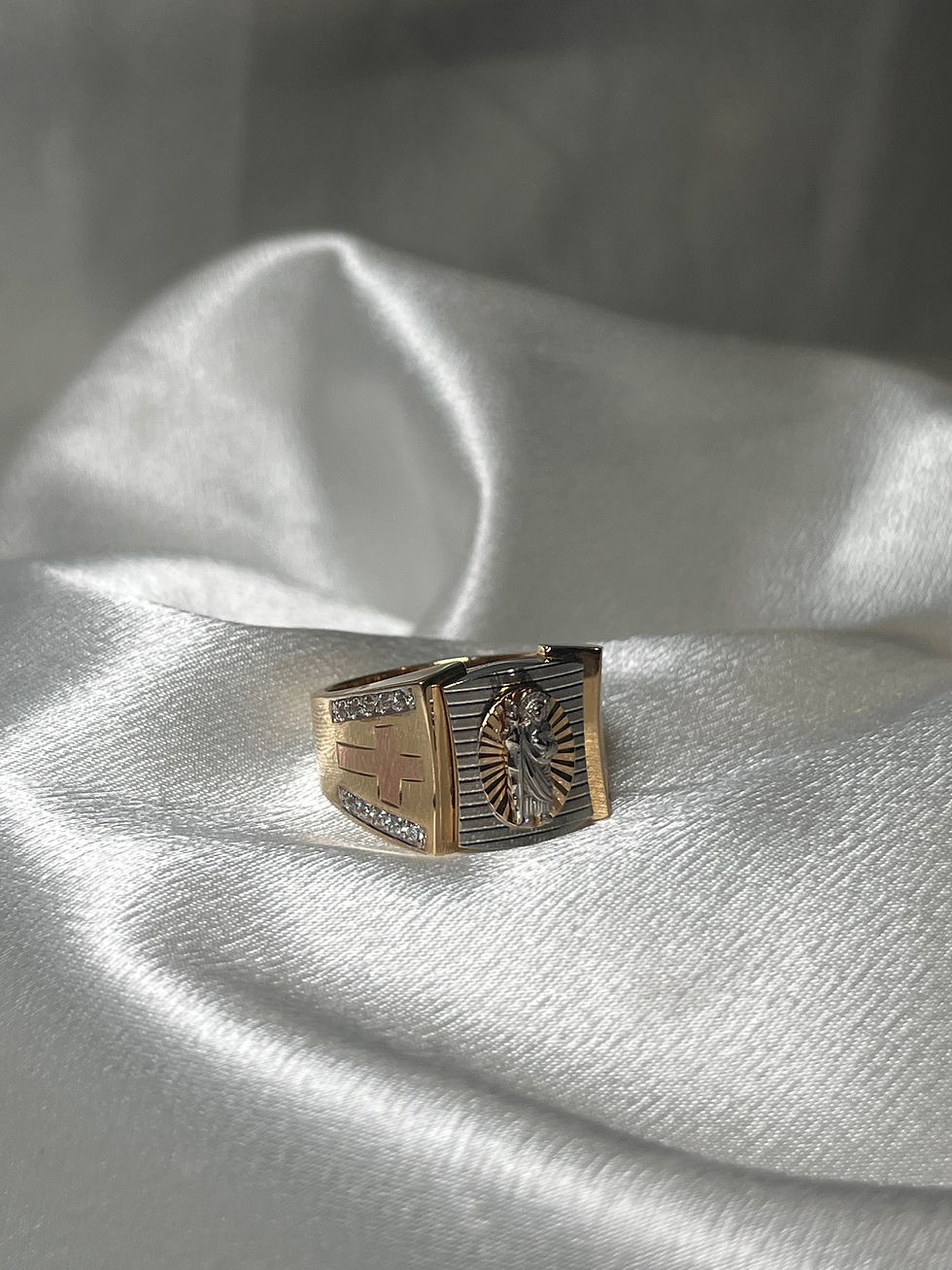 Thumbnail: 14k Men San Judas Ring