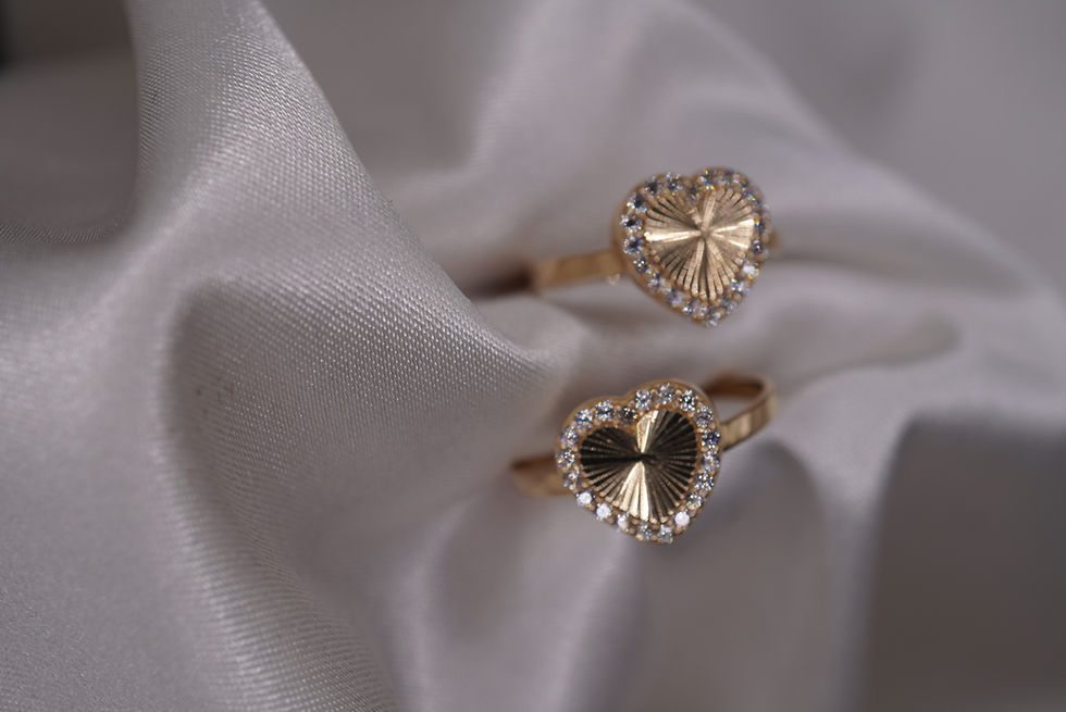 Thumbnail: 14k Golden Promise Ring 