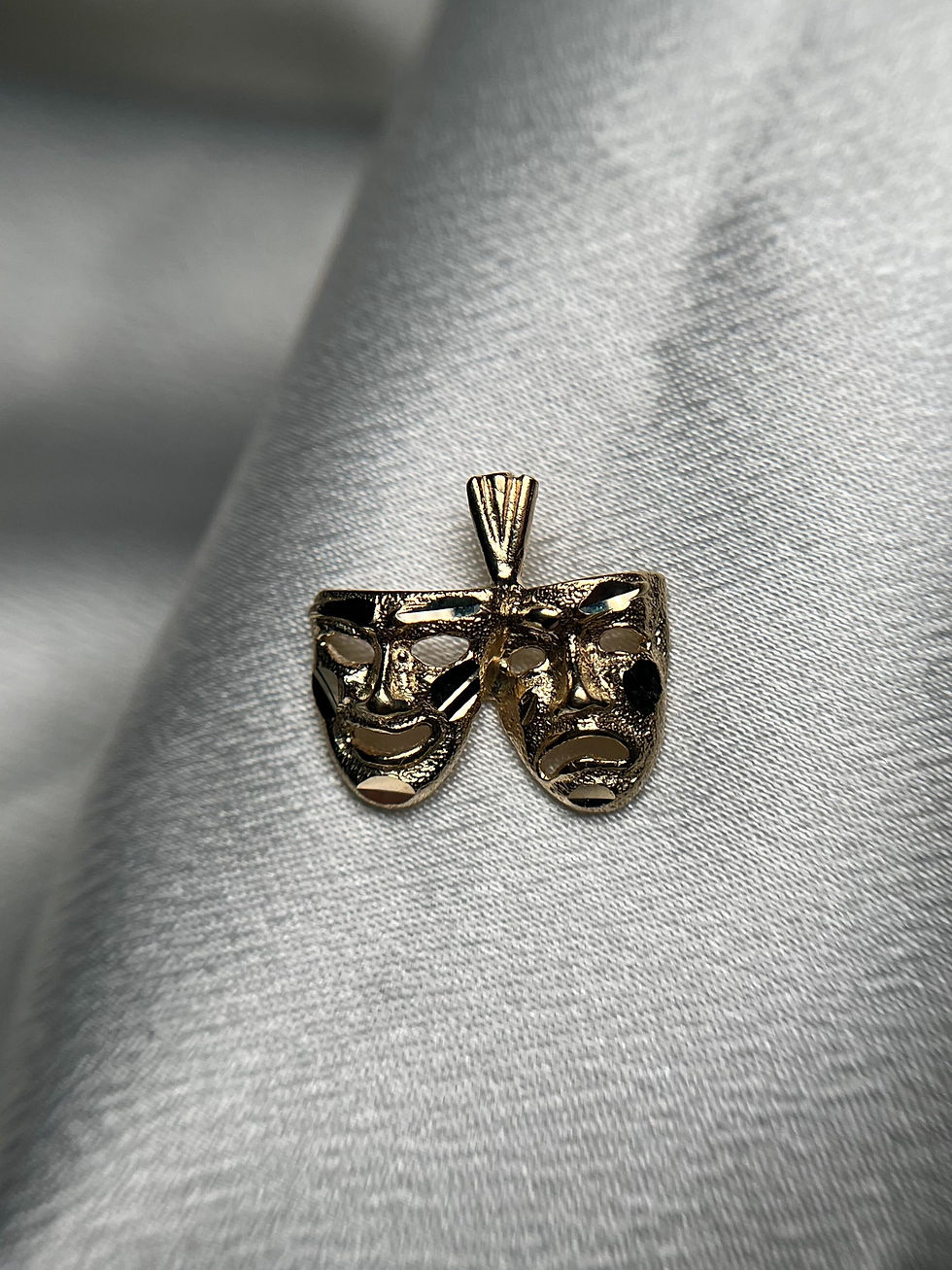 Thumbnail: 14k Smile Now, Cry Later Pendant 