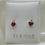 Thumbnail: 14k Red Heart Earring 