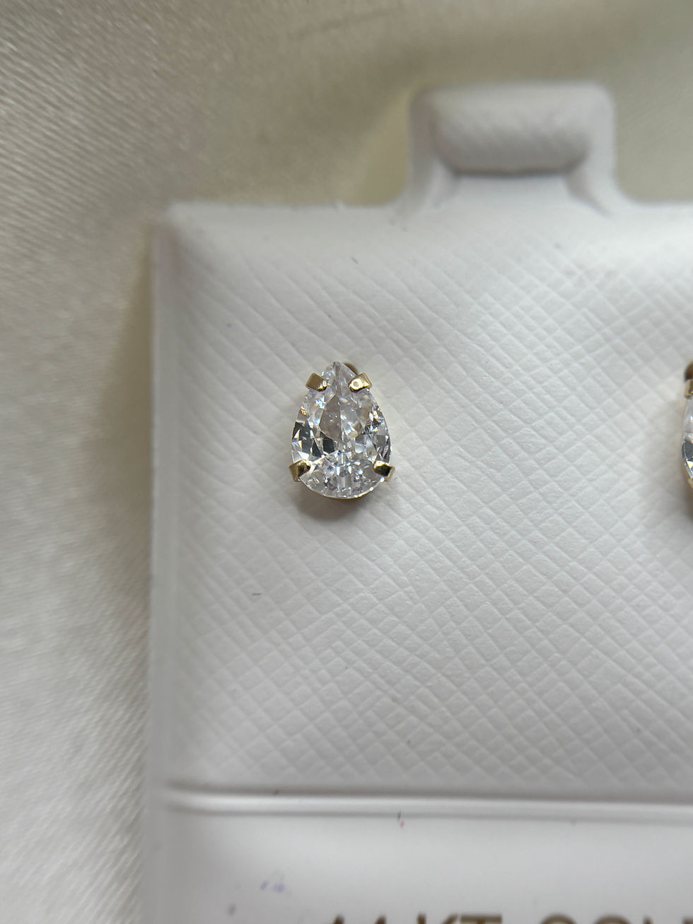 Thumbnail: 14k Teardrop Earrings 