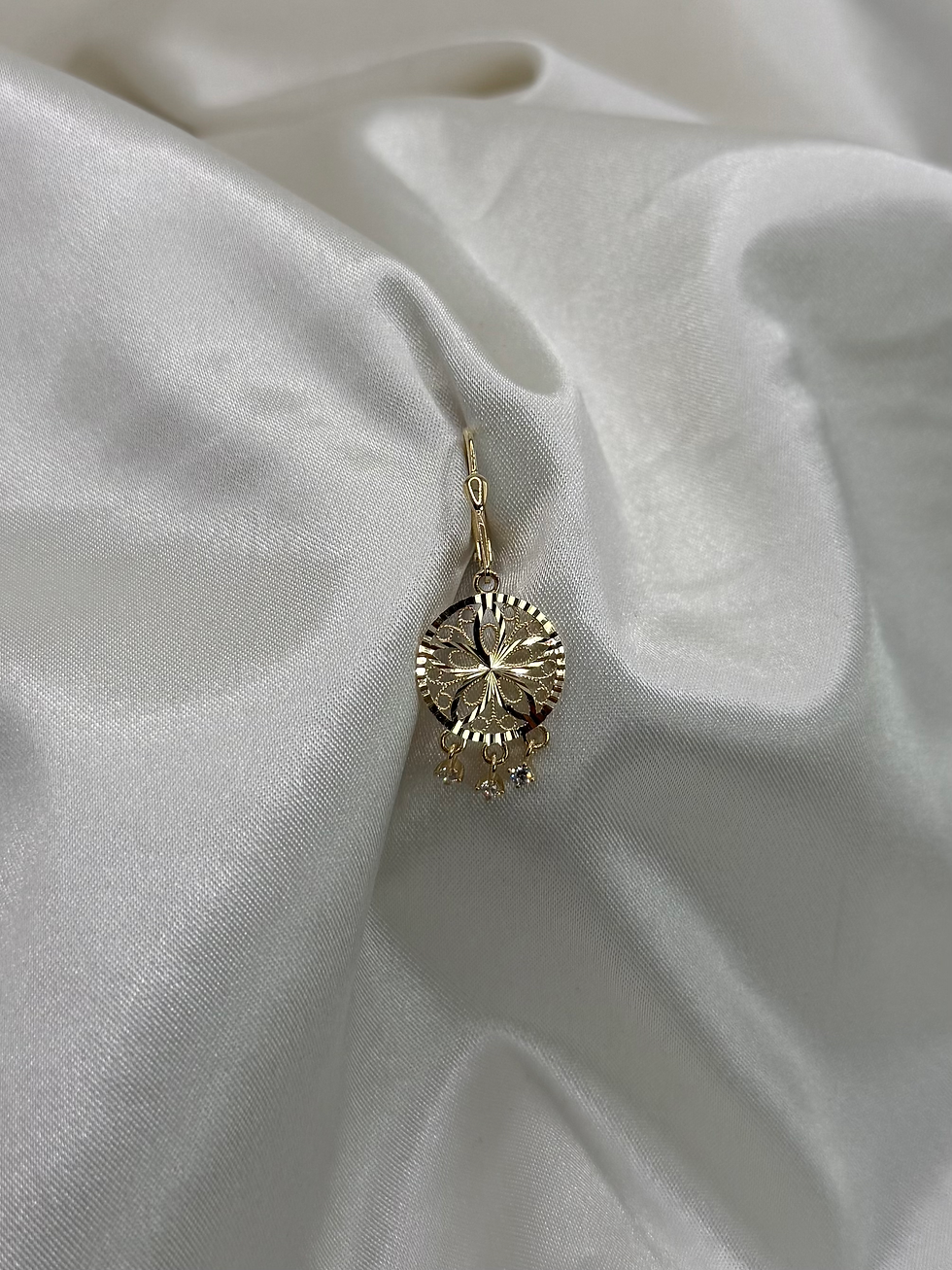 Thumbnail: 14k Dream Dangling Earrings 