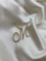 Thumbnail: 10k Miriam Inspired “M” Diamond Pendant 