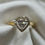 Thumbnail: 10k Diamond Heart Ring 