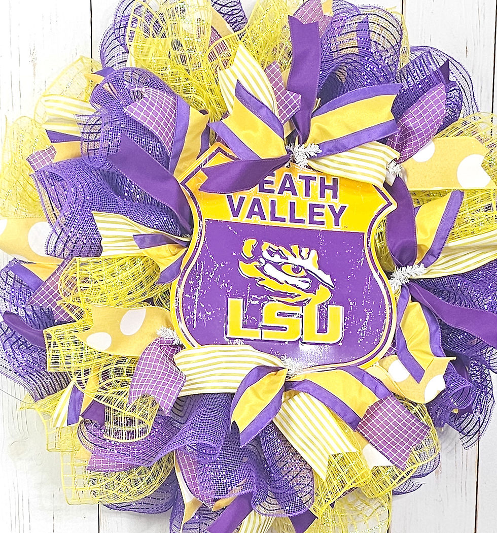 Thumbnail: LSU Wreath