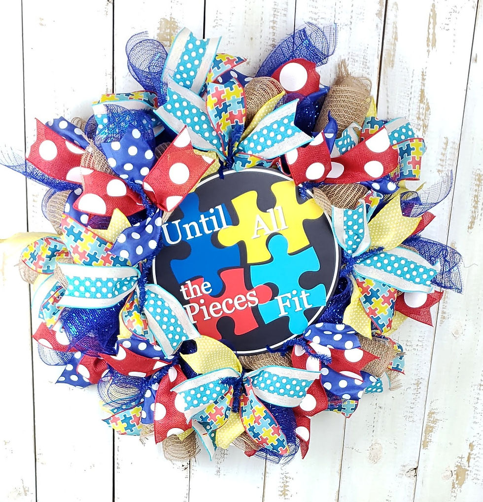Thumbnail: Autism Awareness Wreath