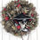 Thumbnail: Handcrafted Gasparilla pirate wreath featuring bold skull details and rich black, gold, and red ribbon.