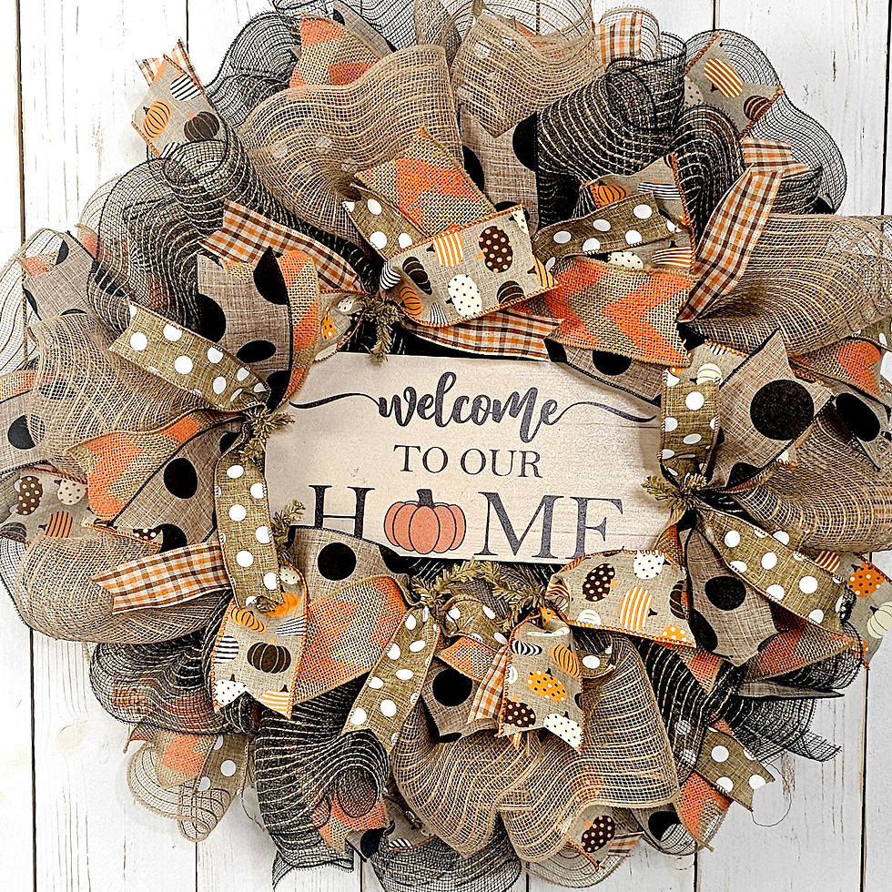 Welcome to our Home Fall Wreath