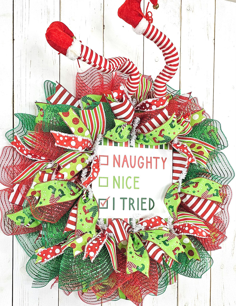 Thumbnail: Naughty, Nice, I tried Holiday Wreath