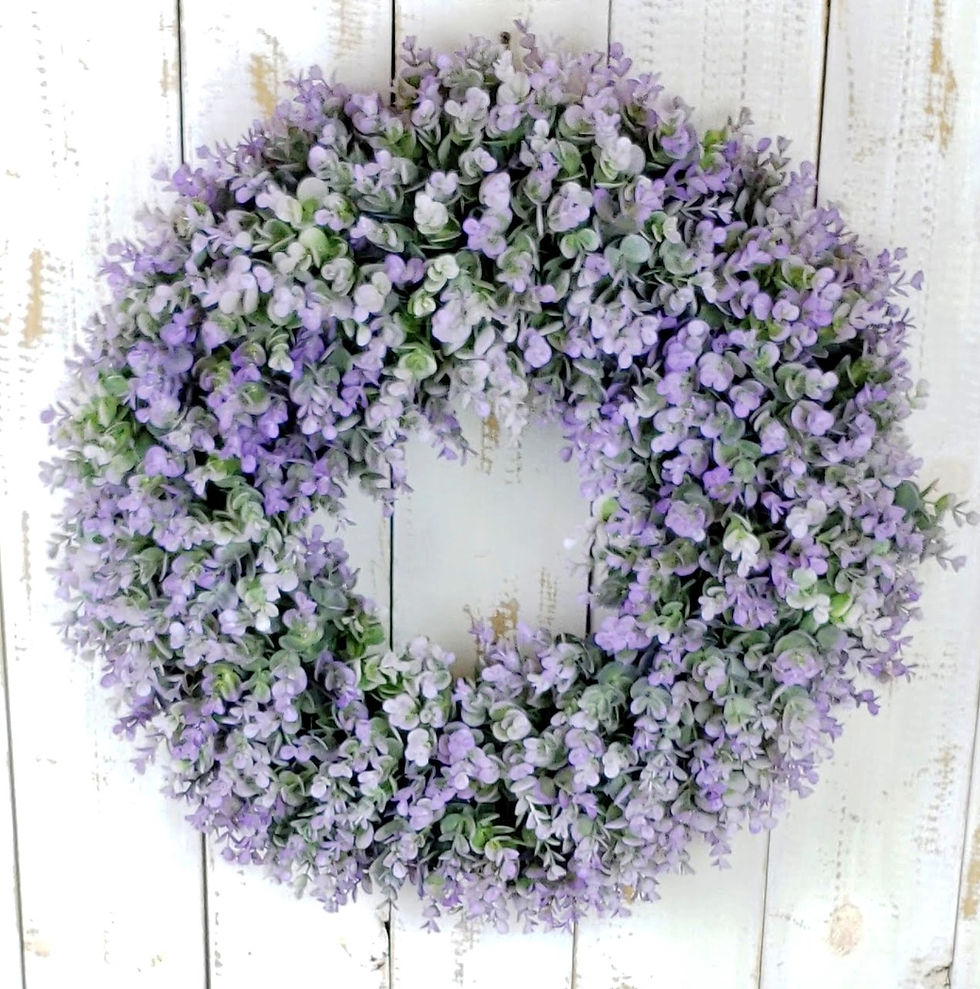 Thumbnail: Lavender Boxwood  Wreath