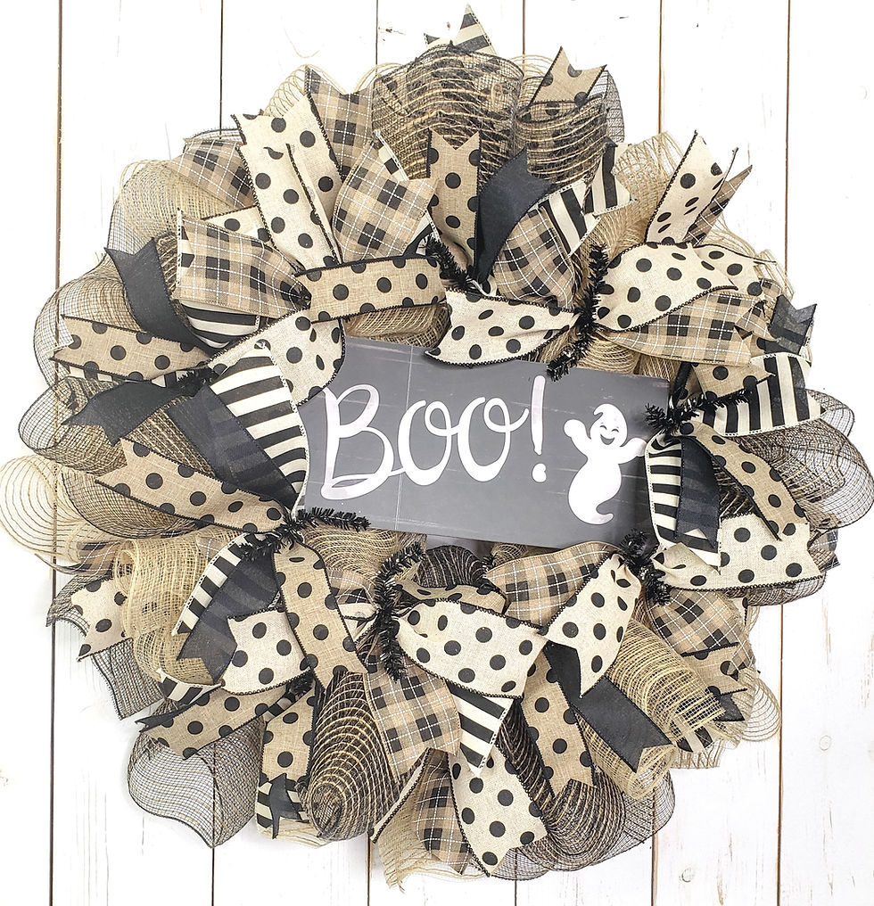 Thumbnail: Boo Halloween Wreath 