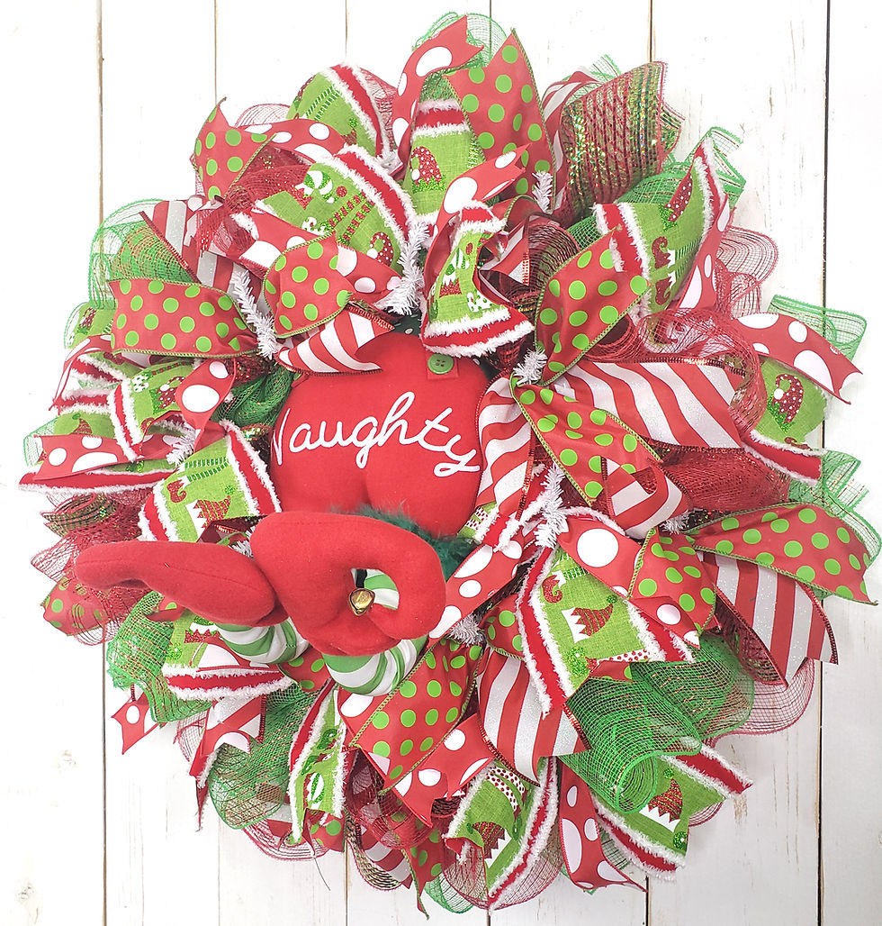Thumbnail: Naughty Elf Wreath